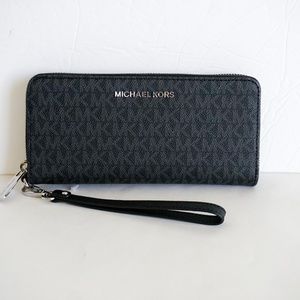 mk black wallet